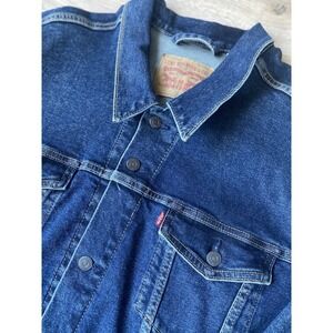 Levis Denim Jacket Mens 3XL Blue Standard Trucker Button Front Cotton Jean